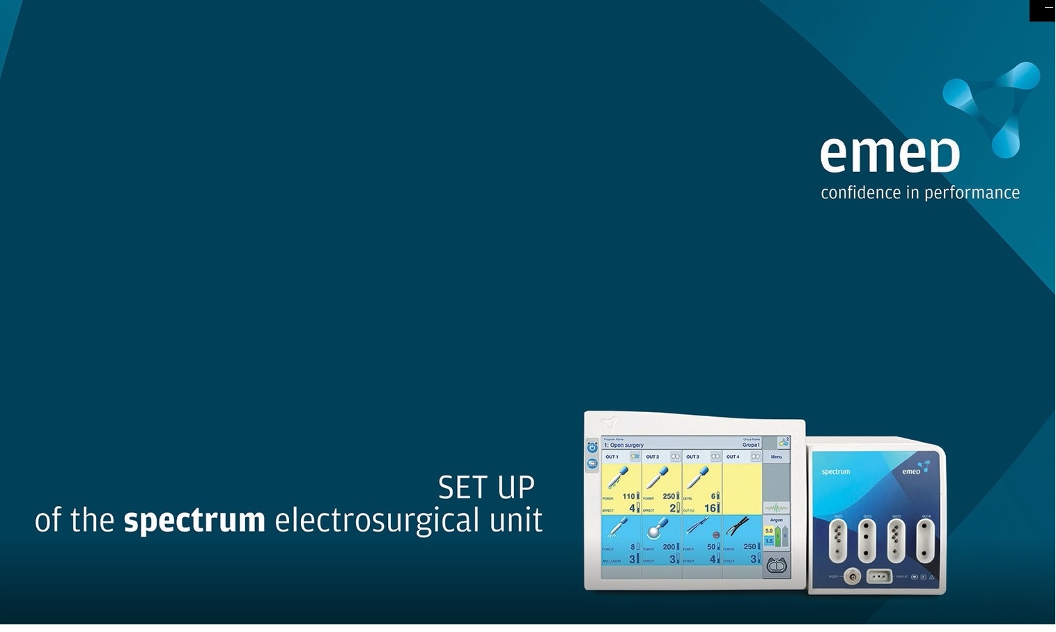 MÁY CẮT ĐỐT ĐIỆN CAO TẦN SPECTRUM-EMED-EU